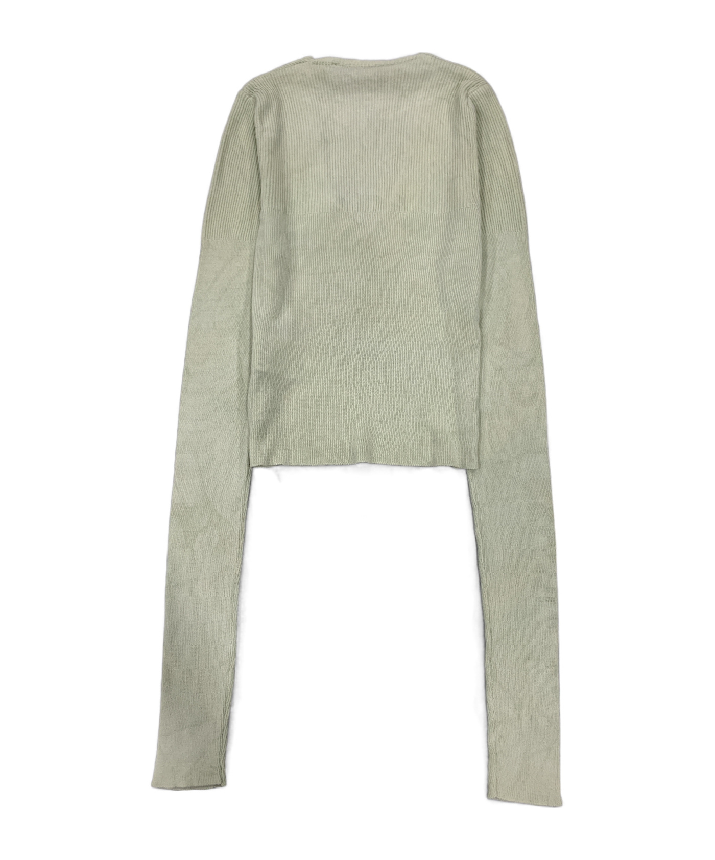 Vivienne Westwood V-neck Cropped Sweater In Green