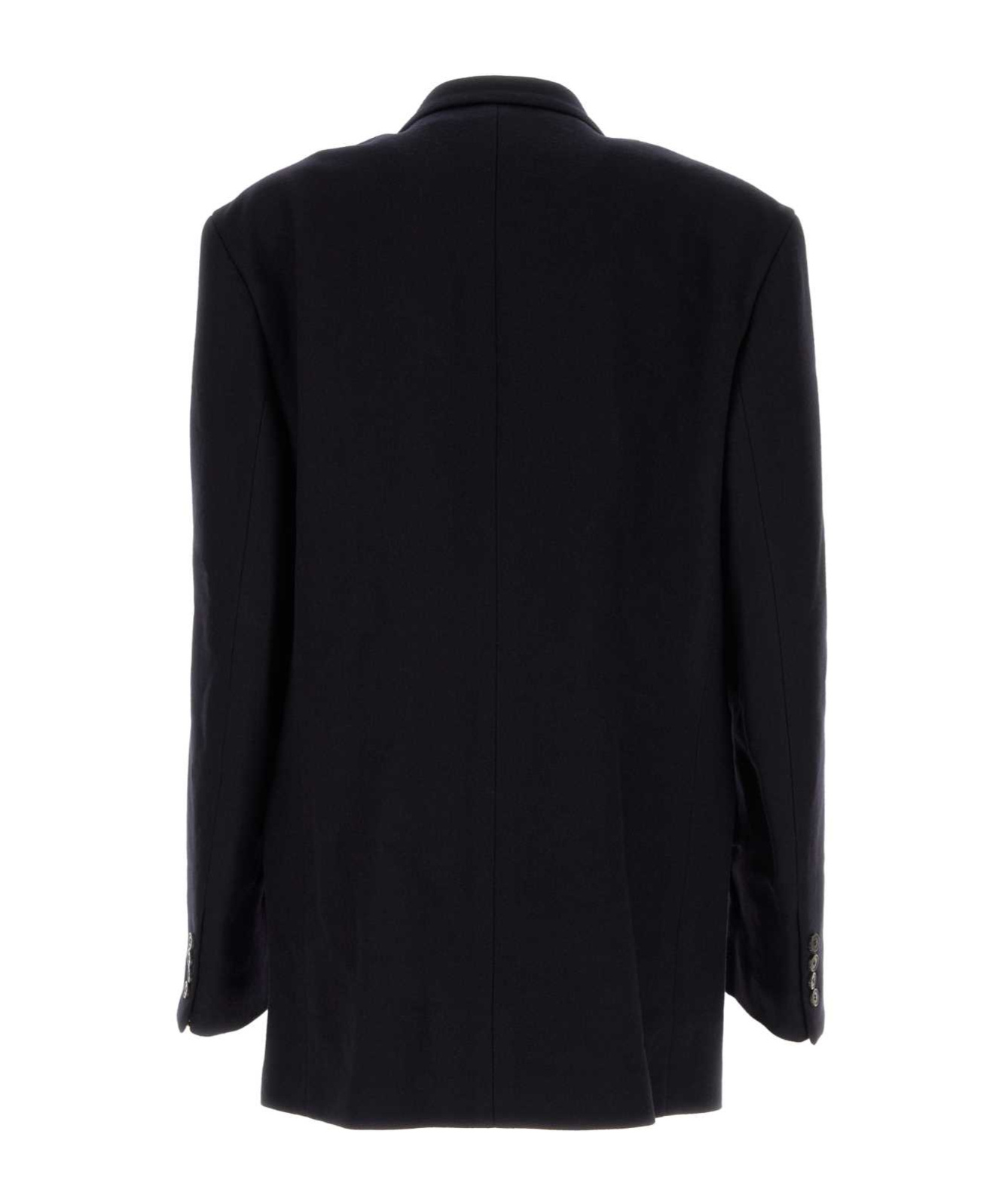 Dries Van Noten Long-sleeved Suit Coat In Black