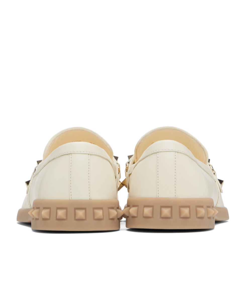 Valentino White Leisure Flows Loafers In White