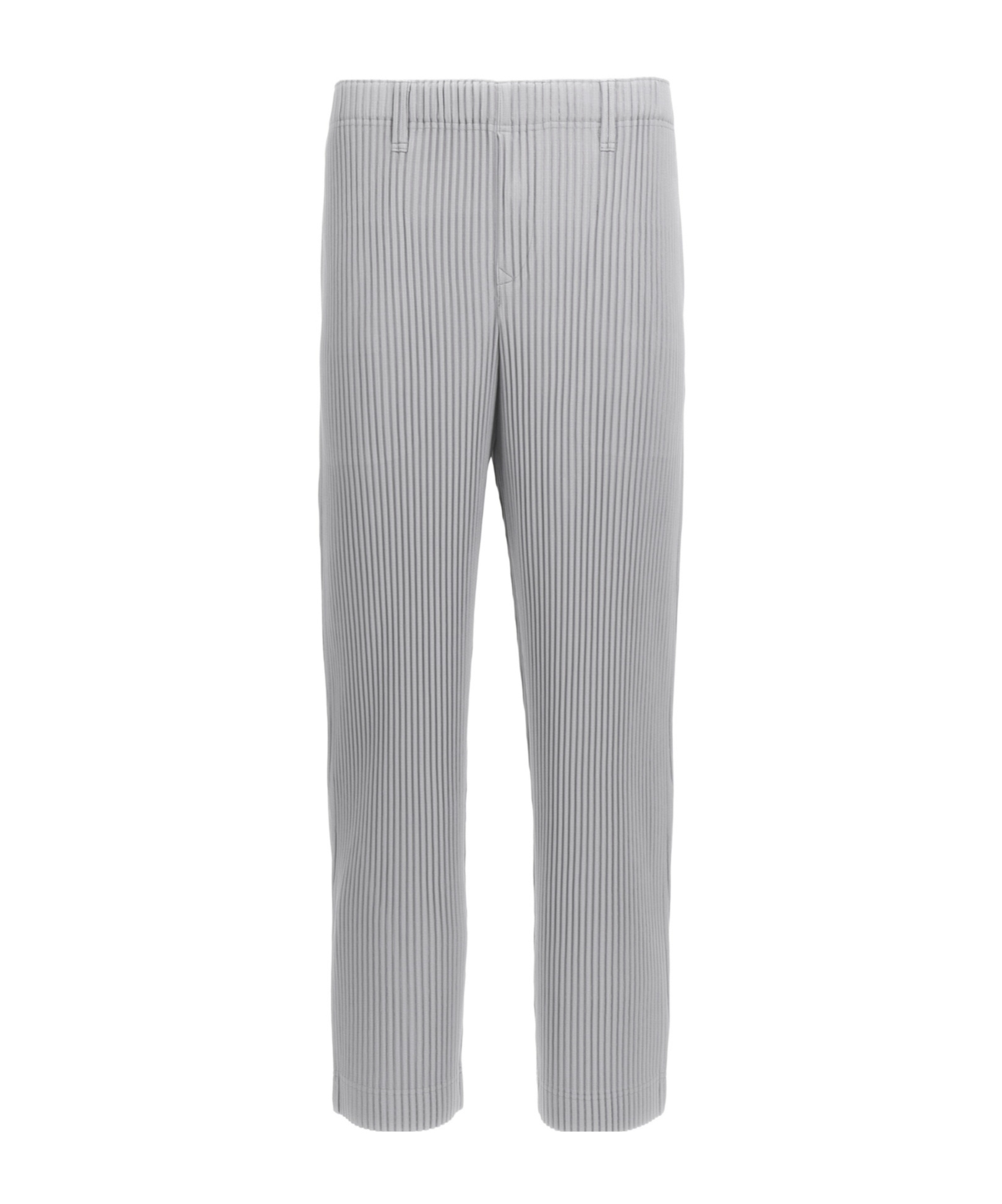 Issey Miyake Pleated Straight-leg Trousers In Gray