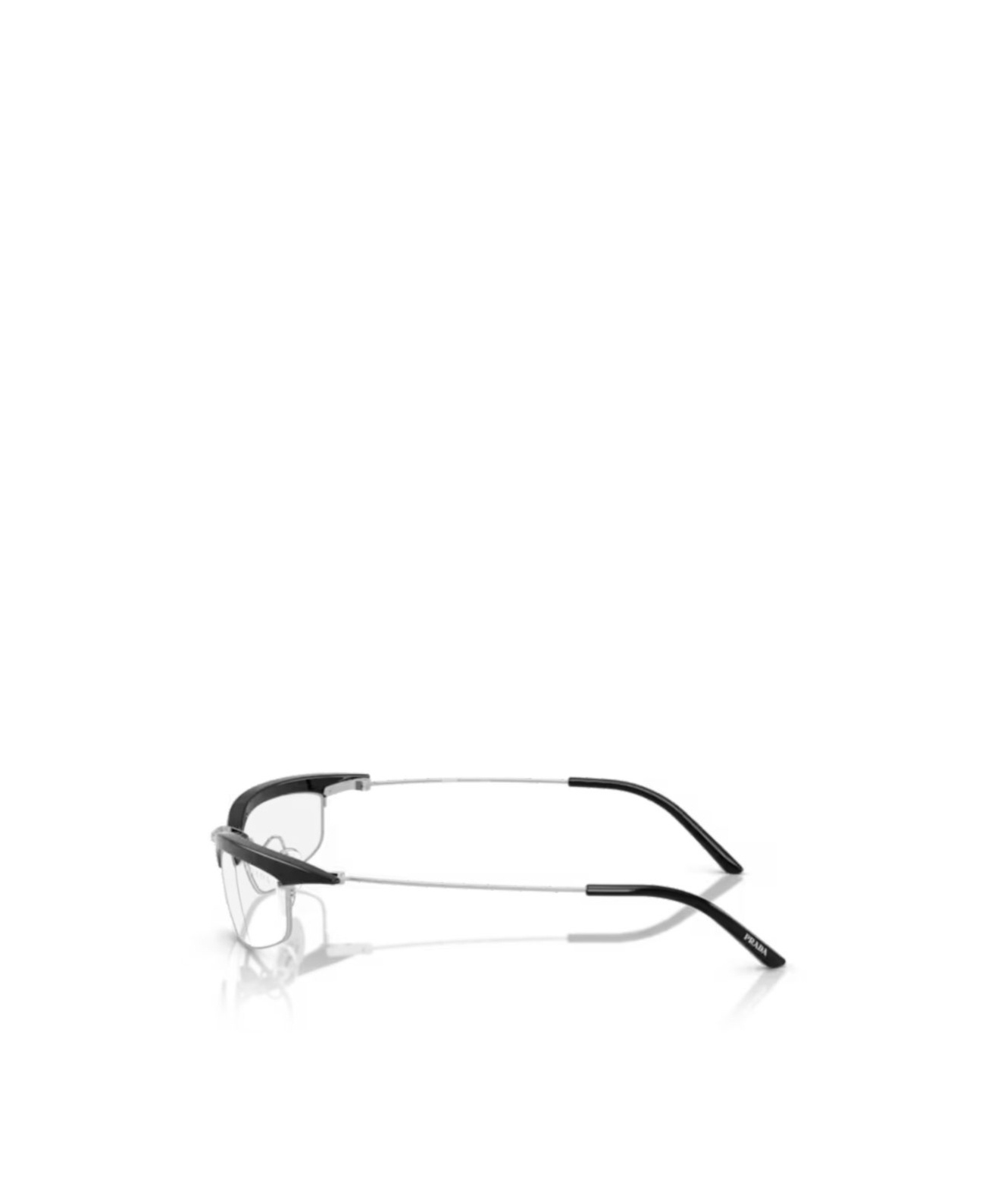 Prada Brille Mit Geometrischem Gestell In White