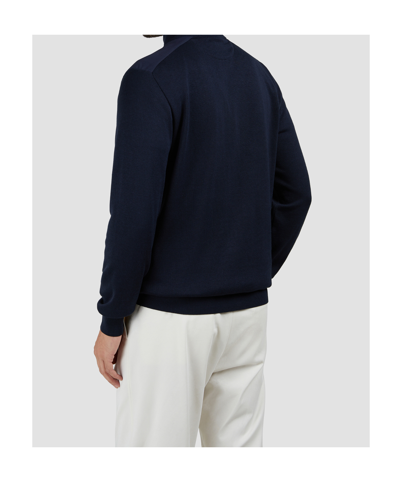 Paul & Shark Long-sleeved Sweater In Black