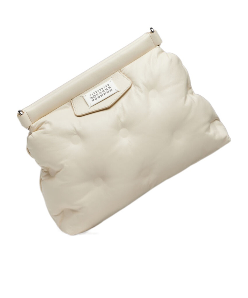 Maison Margiela Small Glam Slam Classique Shoulder Bag In Nude