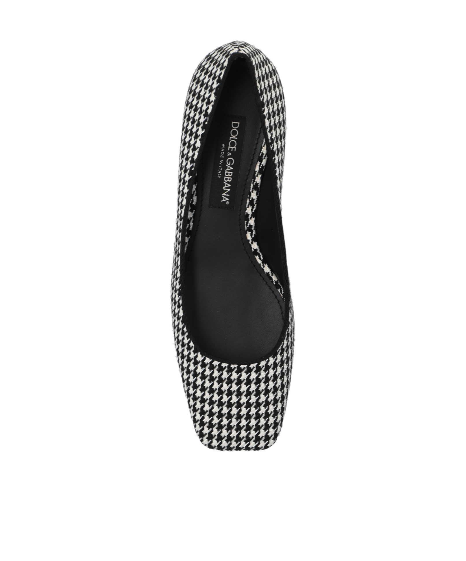 Dolce & Gabbana Dg Houndstooth Pumps In Black
