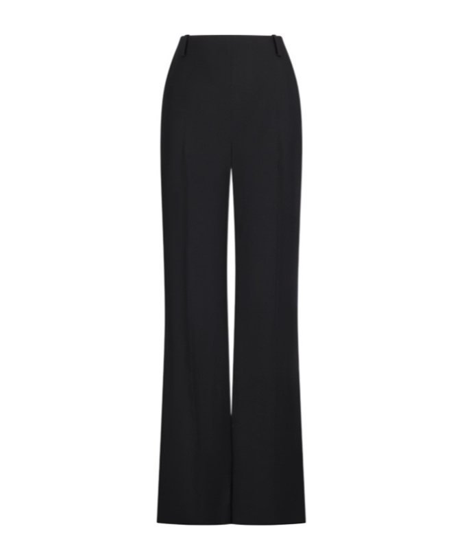 Khaite Straight-leg Casual Trousers In Black