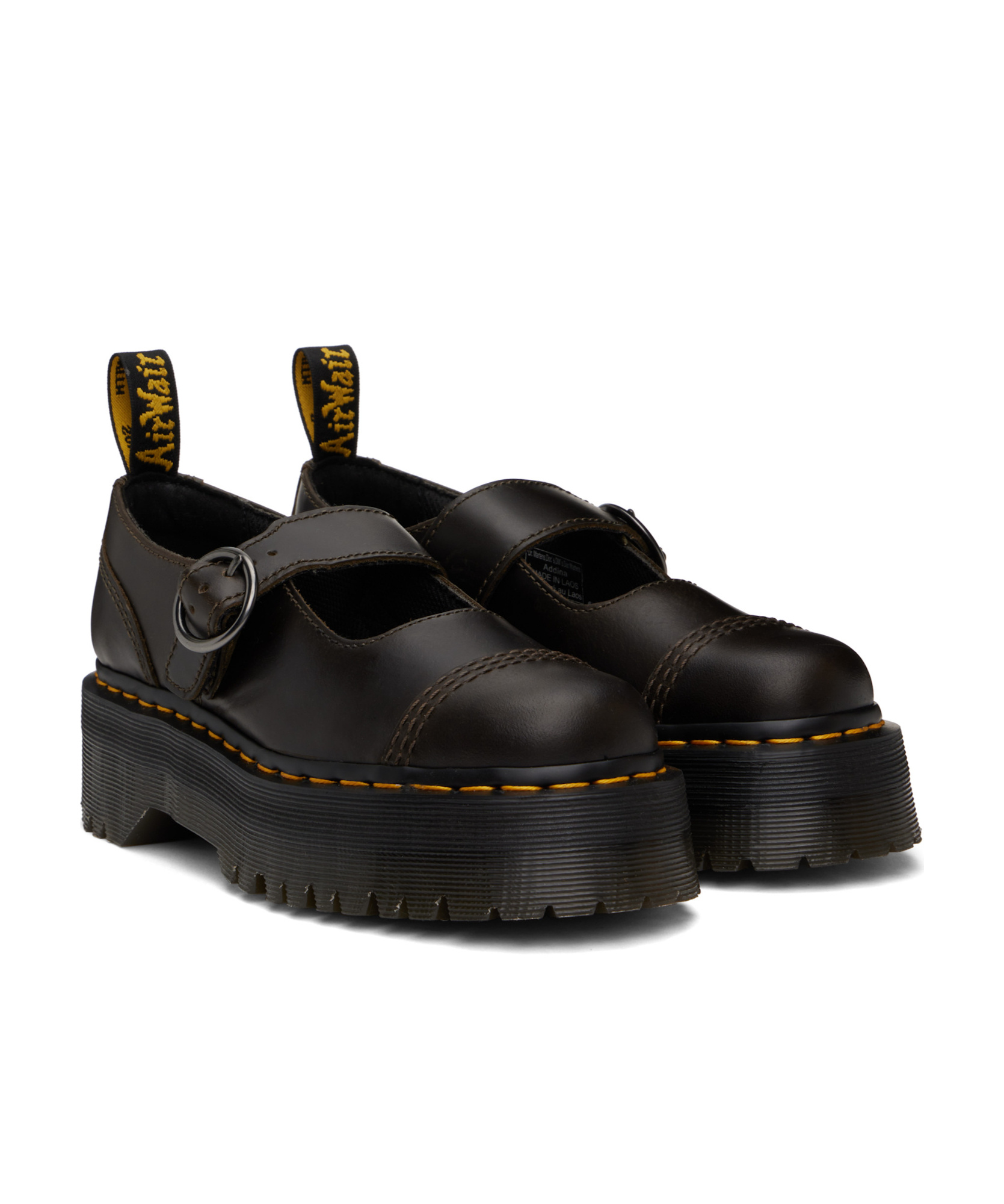 Dr. Martens' Addina Orleans Flat Mary Jane Shoes In Black