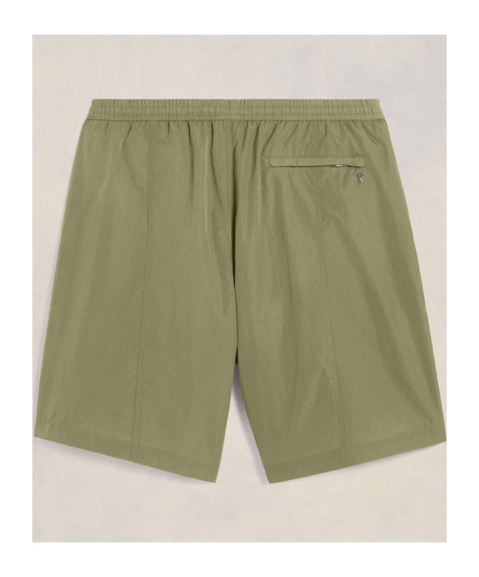 Shop Ami Alexandre Mattiussi Ami Paris Ami De Coeur Swim Shorts In Gray
