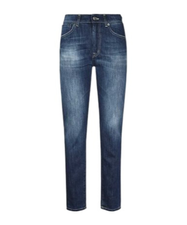 Dondup Mid-rise Stonewashed Skinny Jeans In Blue