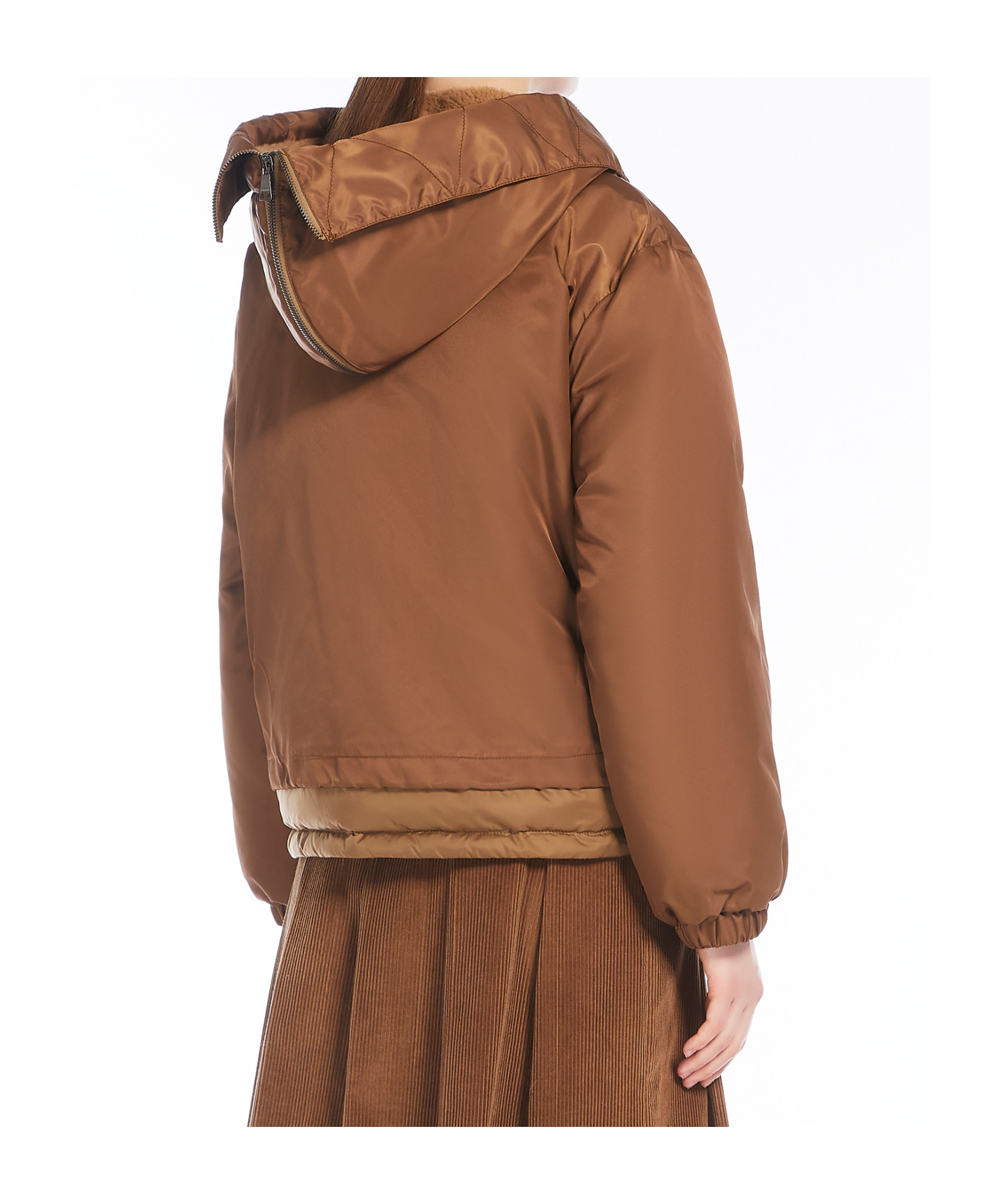 Shop Weekend Max Mara Long-sleeved Coat In Brown