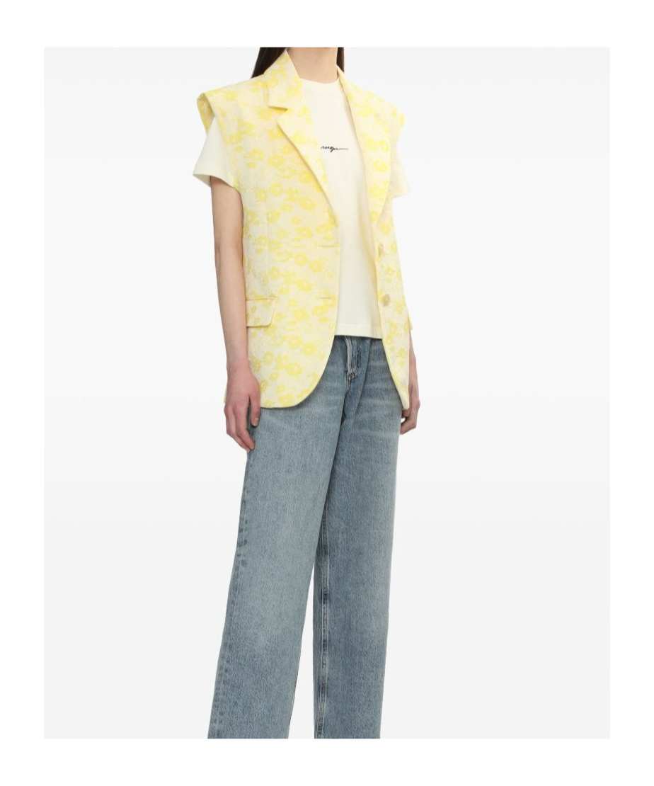 Msgm Floral Jacquard Vest