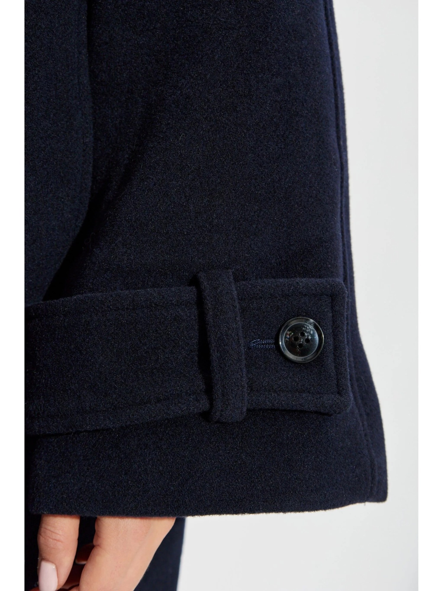 Samsoe & Samsoe Alma Long Sleeve Puffer Jacket In Black
