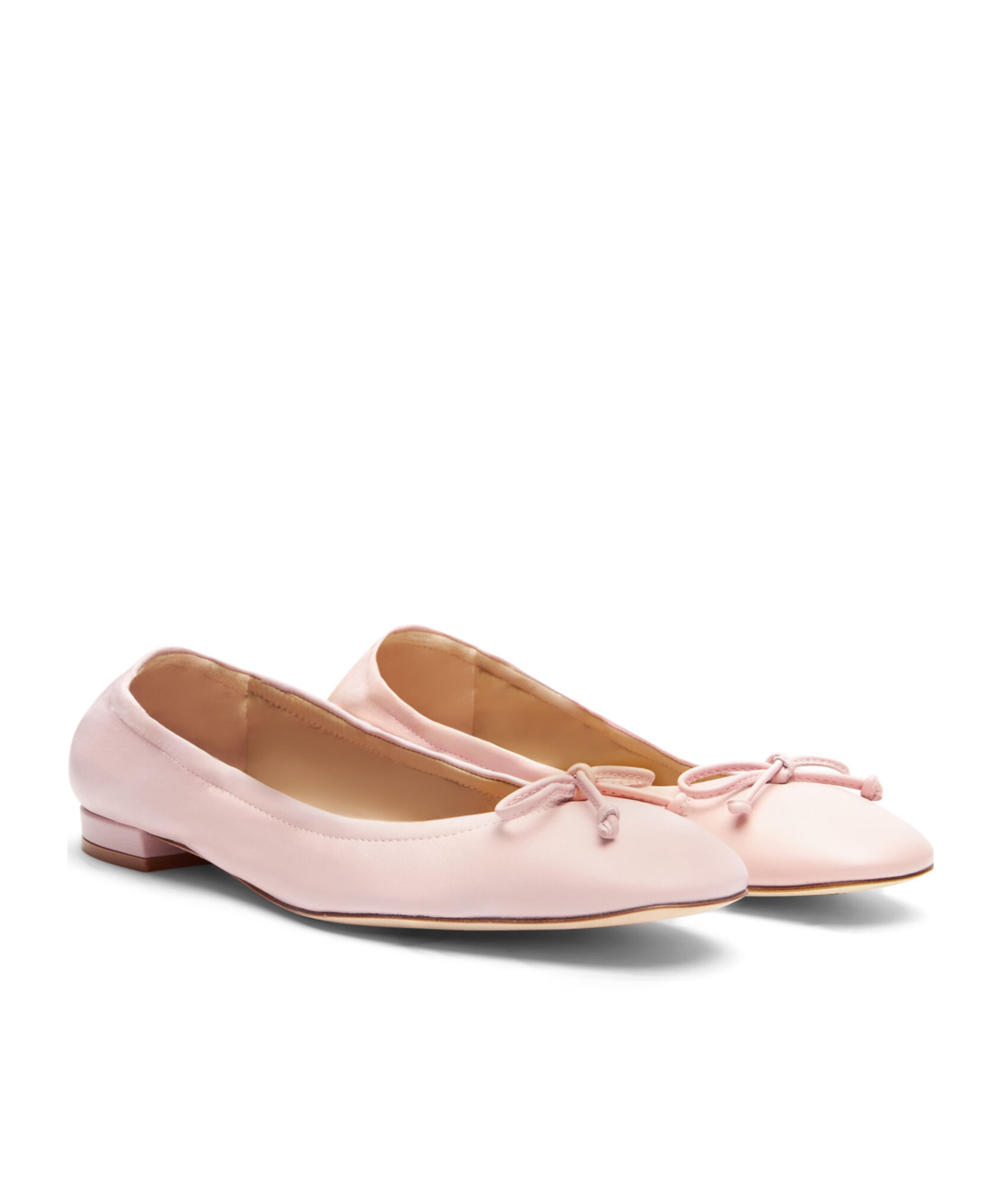 Stuart Weitzman Bria Ballet Flats In Nude