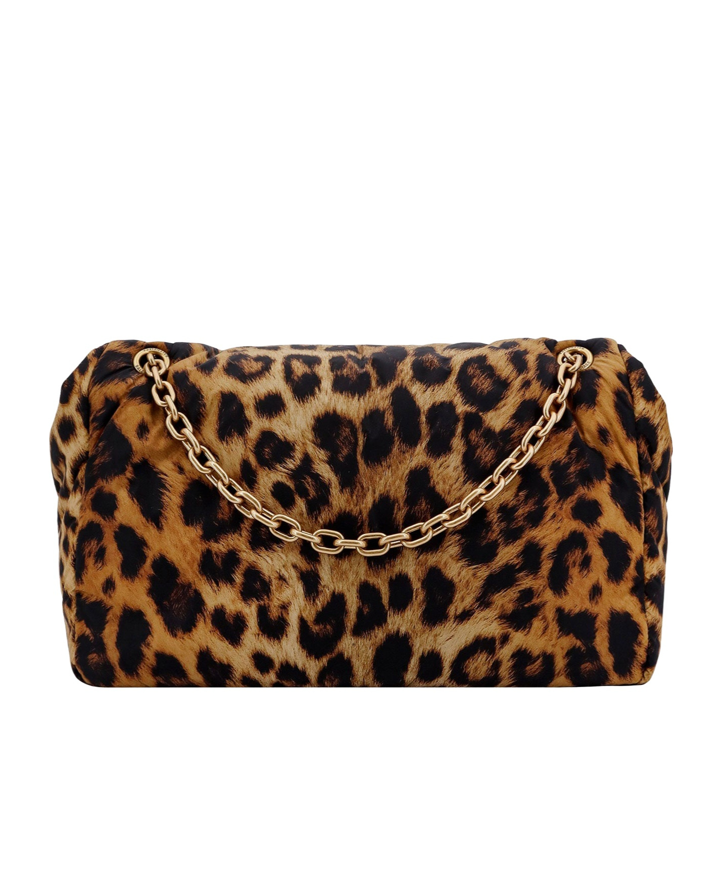 Balenciaga Monaco Leopard-print Shoulder Bag In Brown