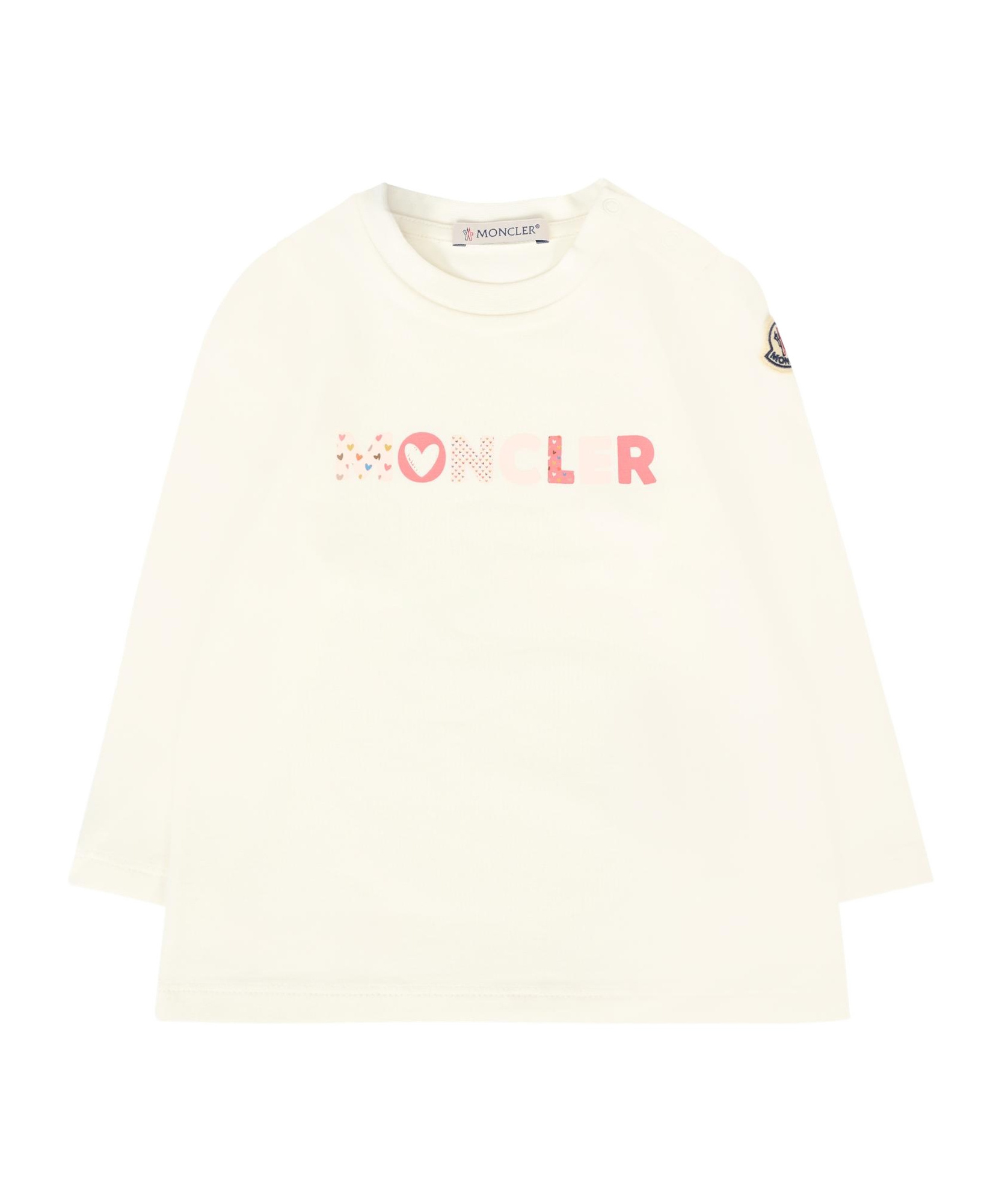 Moncler Long-sleeved Tops In White