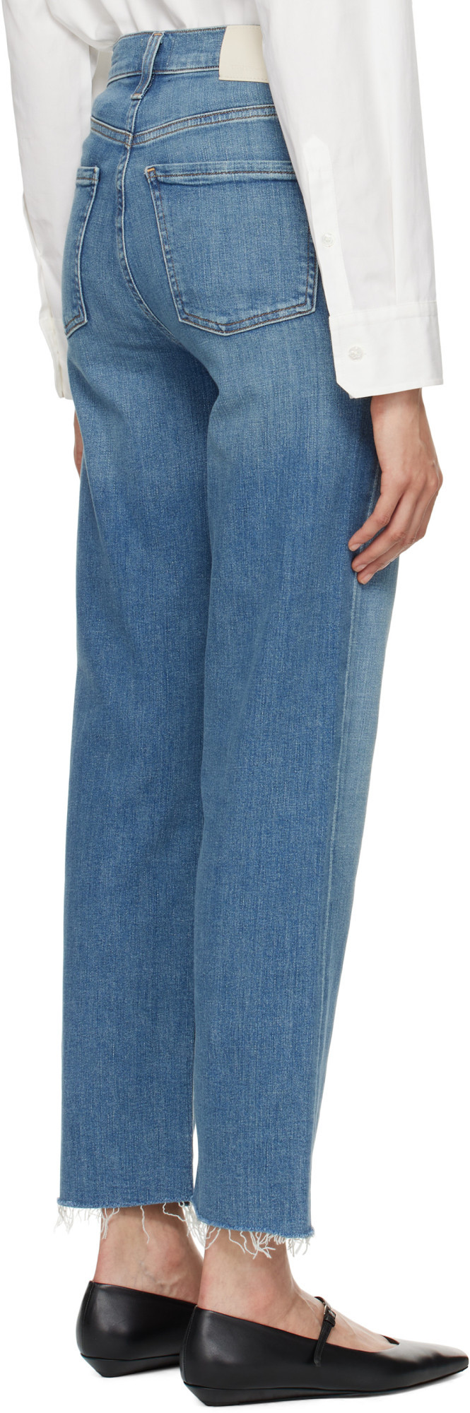 Shop Citizens Of Humanity Belt Loop Jeans In Blue