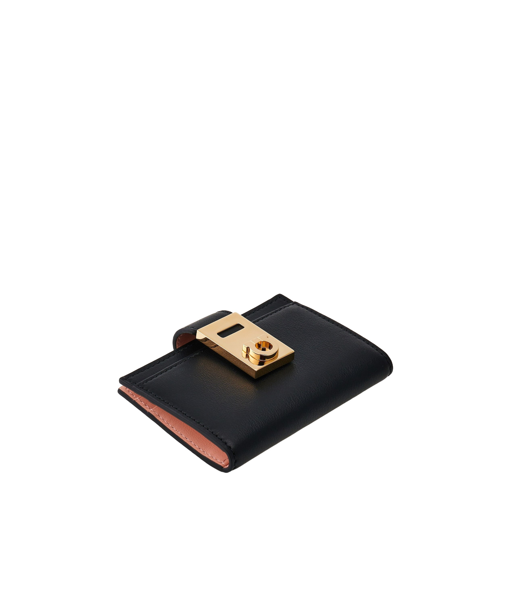 Ferragamo Hug Card Clip In Black