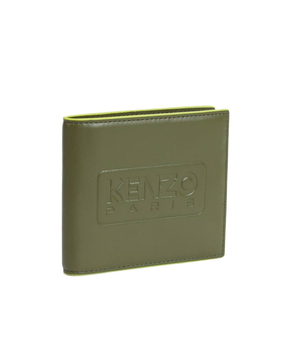 KENZO 'KENZO EMBOSS' FOLD WALLTER IN LEATHER