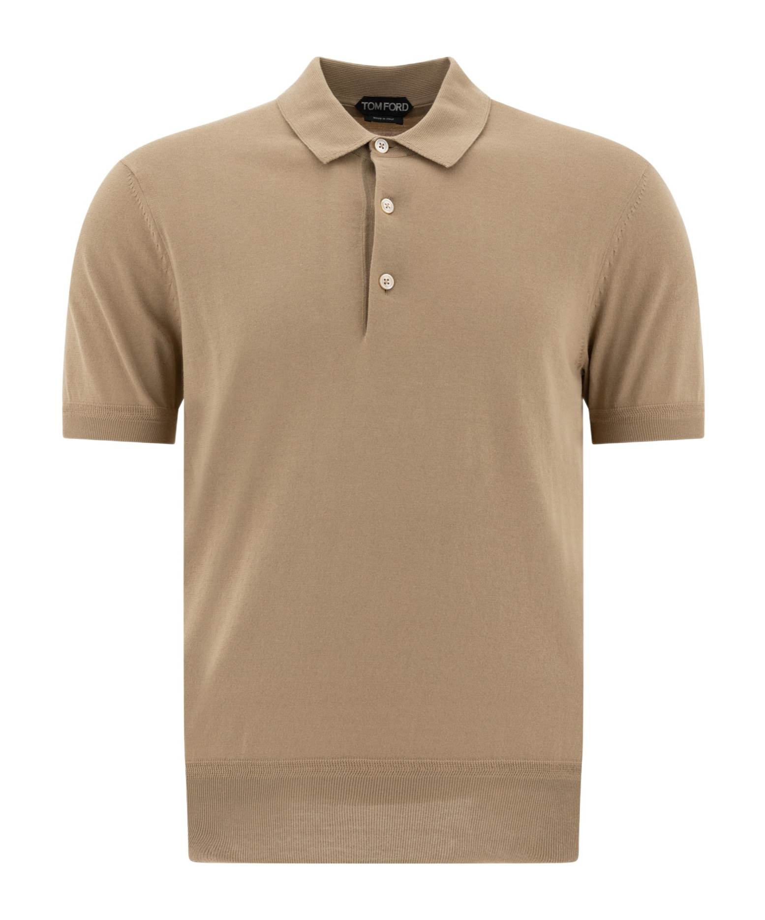 TOM FORD TOM FORD FINT KNIT POLO SHIRT