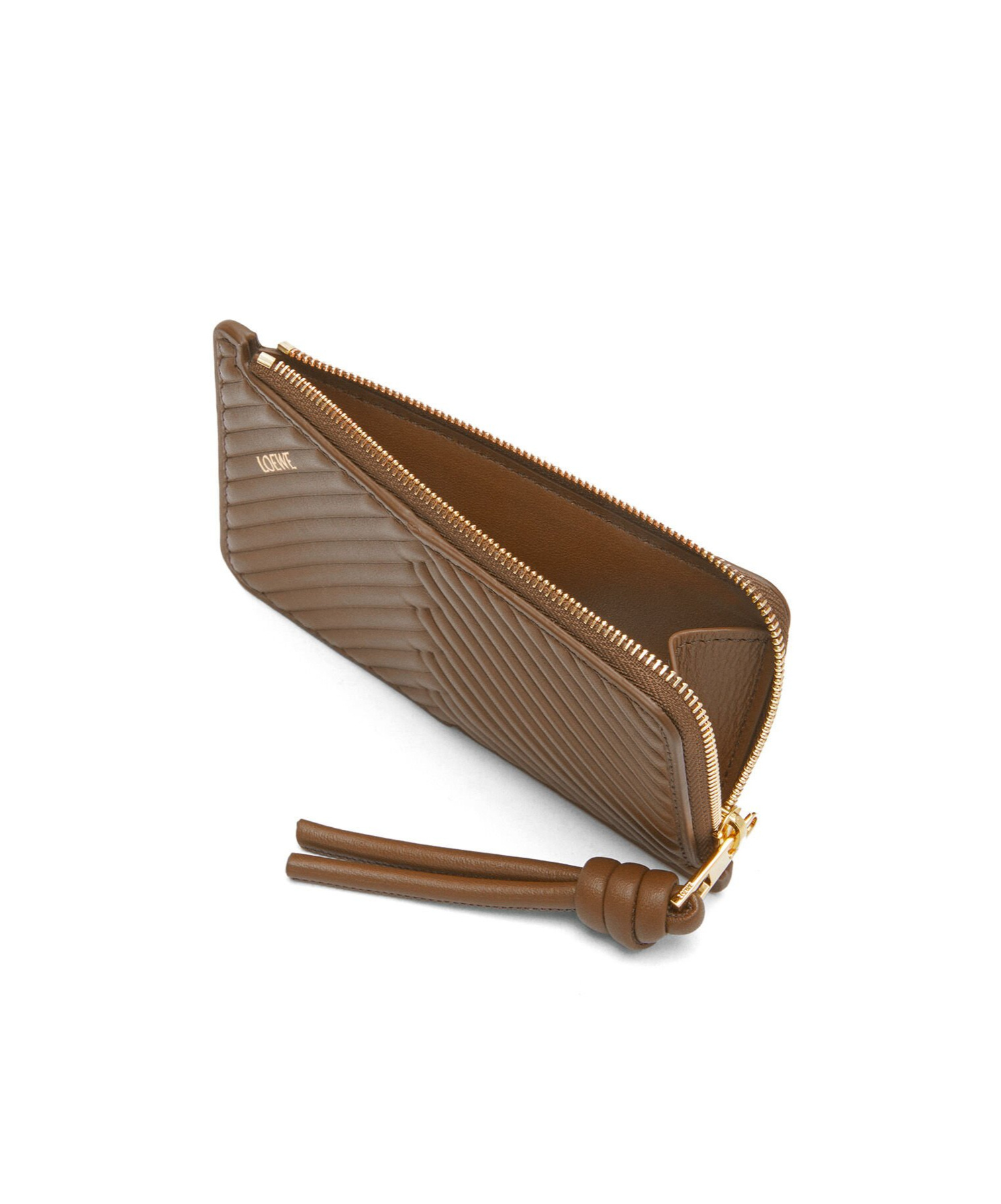 Loewe Logo Wallet In Brown