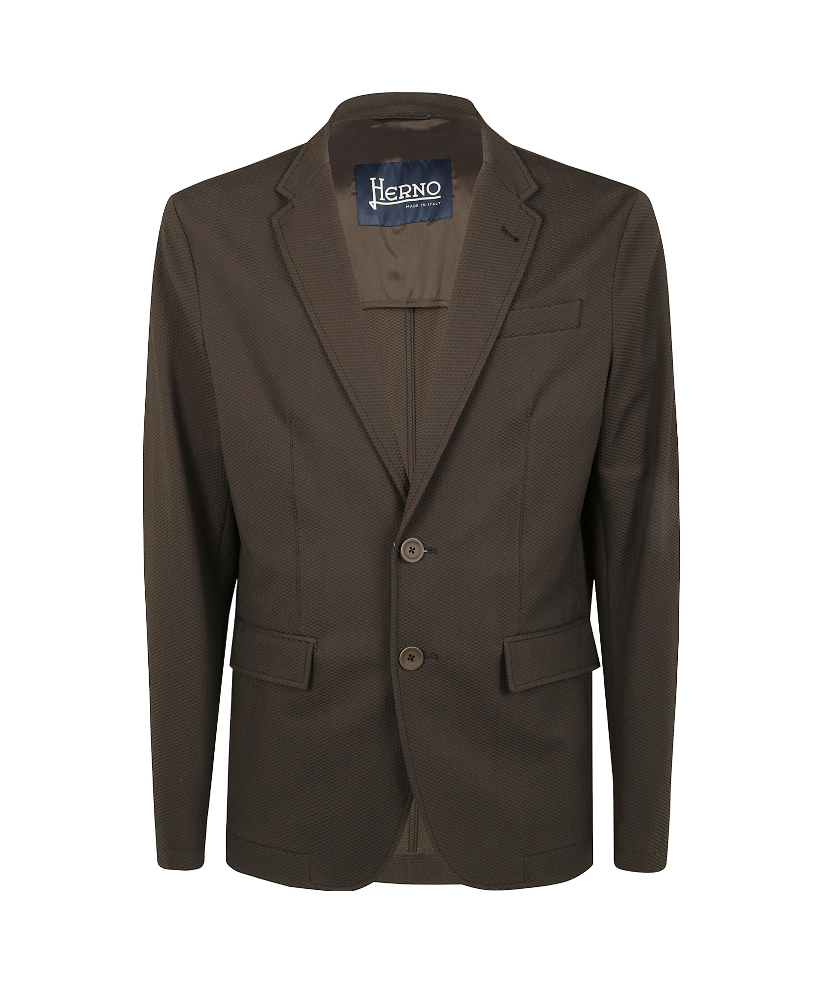 Herno Man Light Jacket In Brown