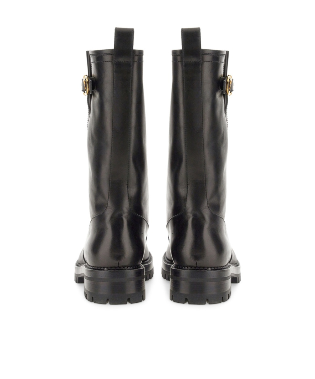 Versace Women's Stivale Safety Pin Boot In Black