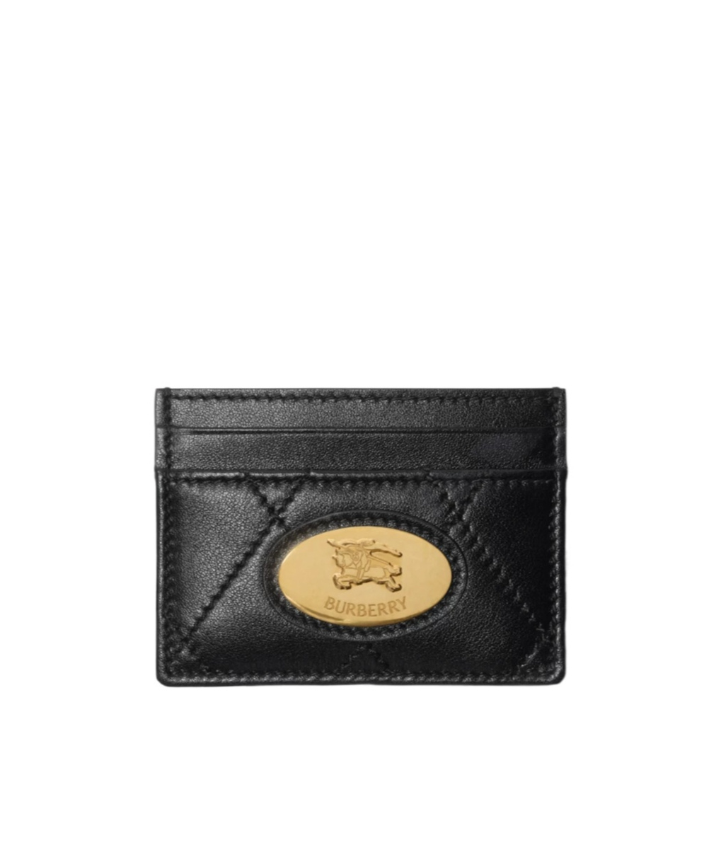 Shop Burberry Strand Cardholder In Black