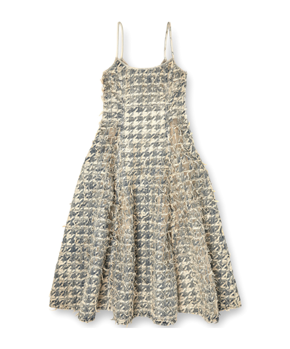 Diesel Sleeveless A-line Dress Spaghetti Straps In Multi