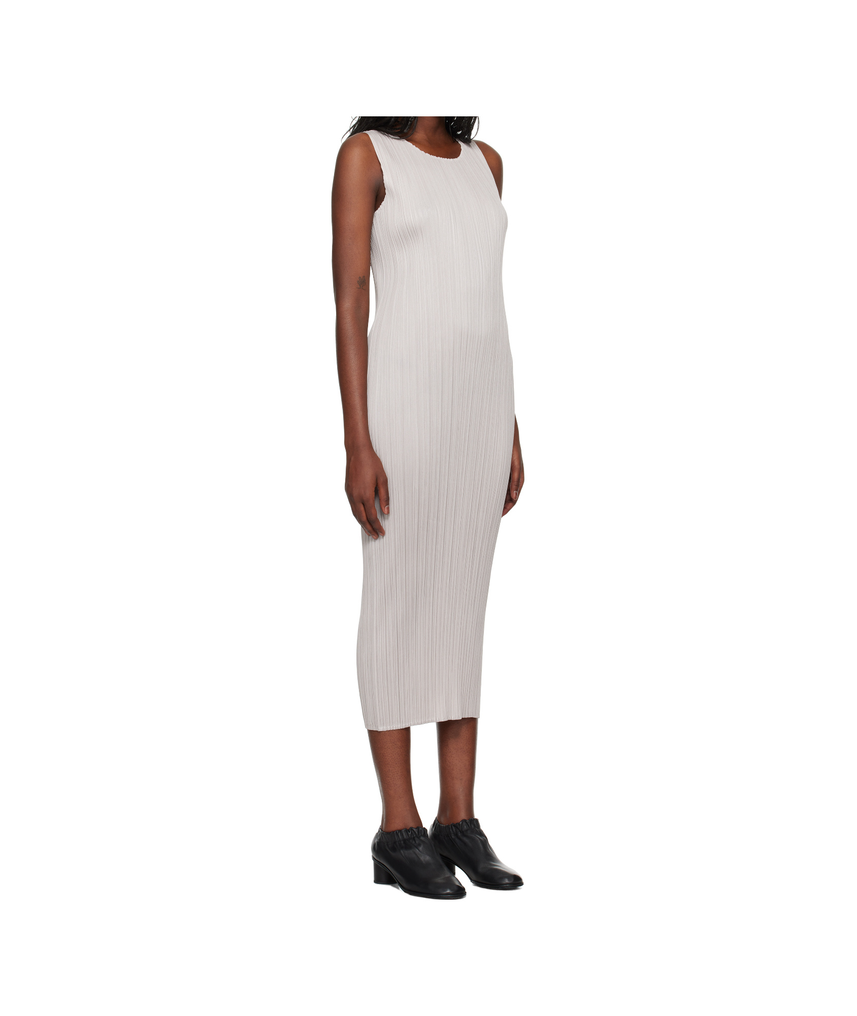 ISSEY MIYAKE NEW COLORFUL BASICS 4 MIDI DRESS