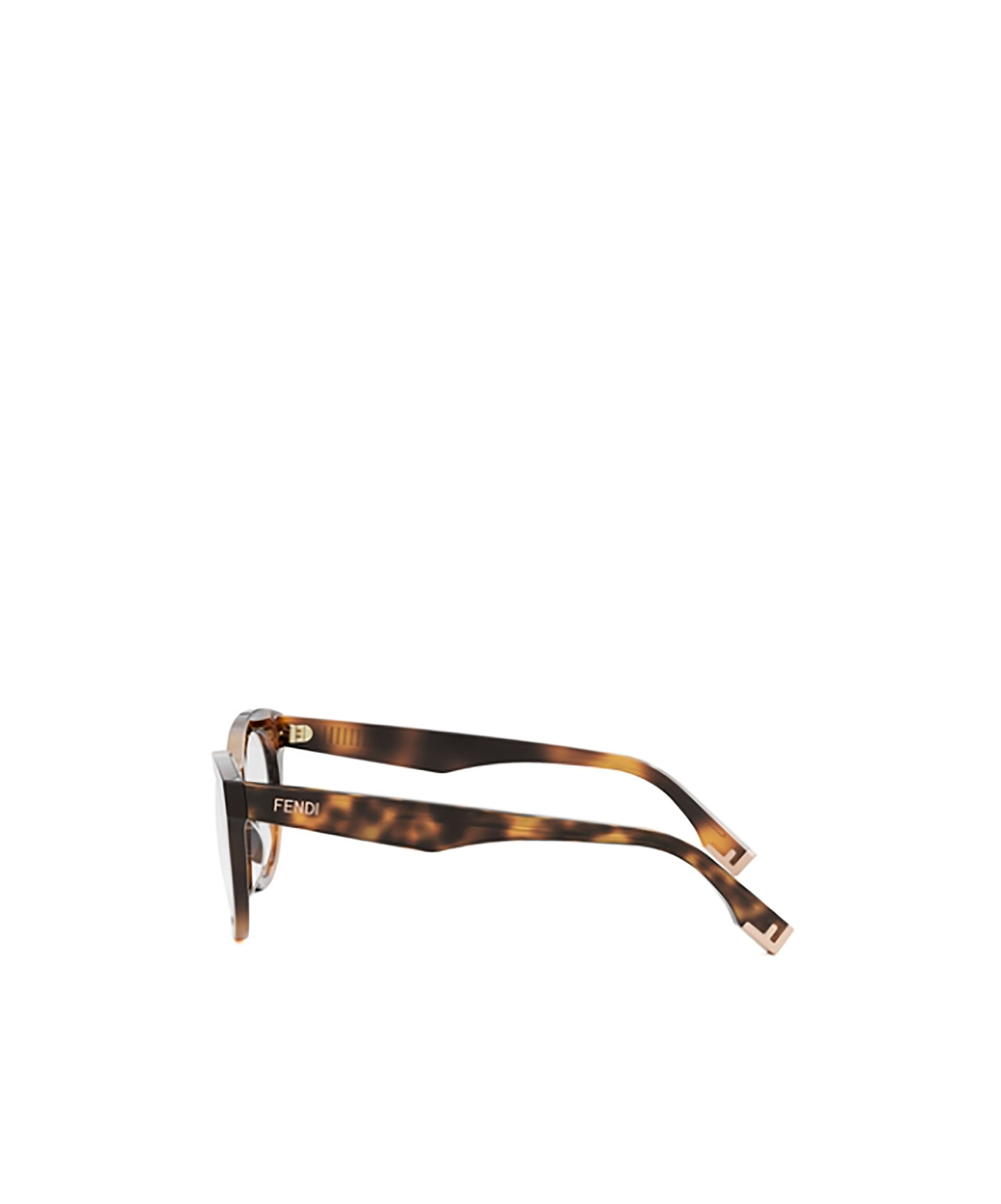 Fendi Logo Flat Mirror In Black