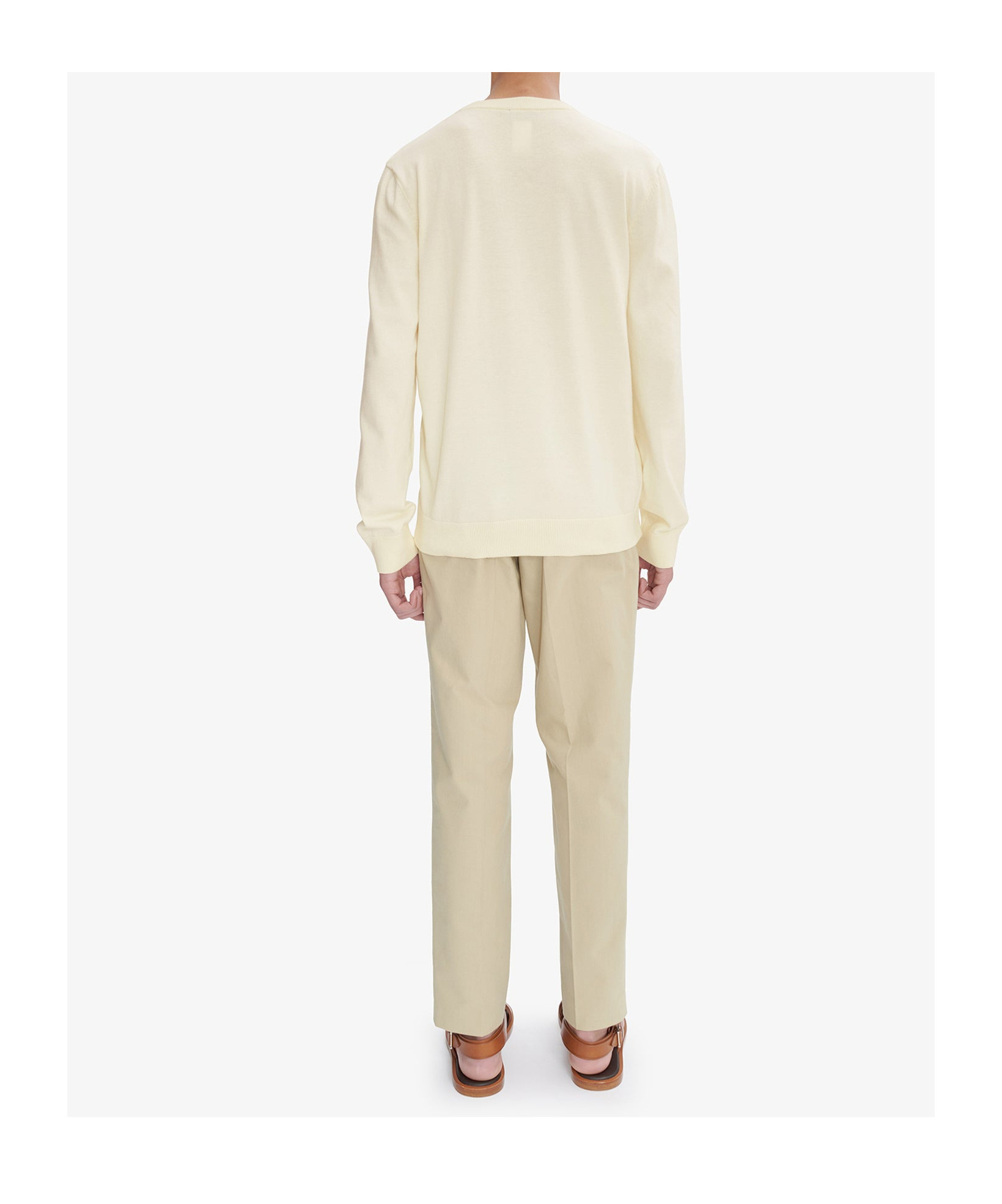 Apc Pieter Straight-leg Pants In Nude