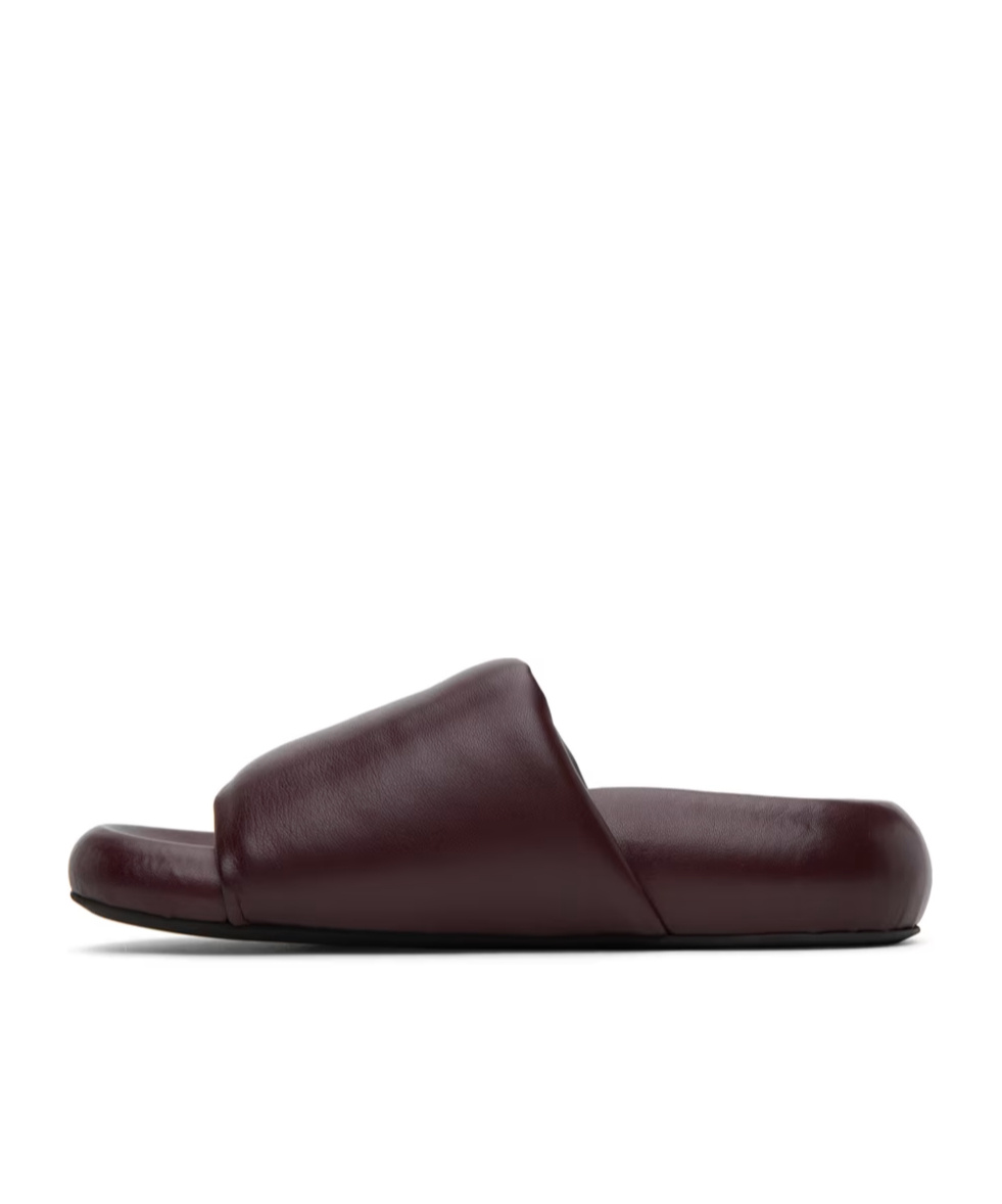 Marni Open-toed Flat Slippers In Black