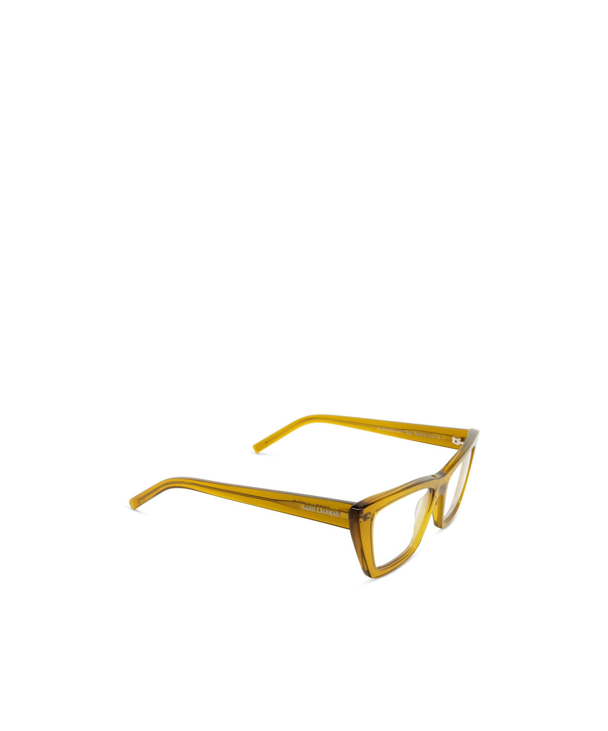 Saint Laurent Square Mirror In Yellow