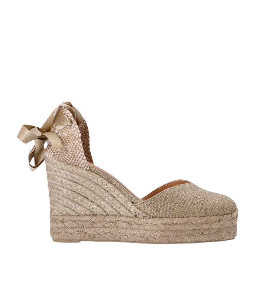 Castaã±er Round Toe Wedge Heels