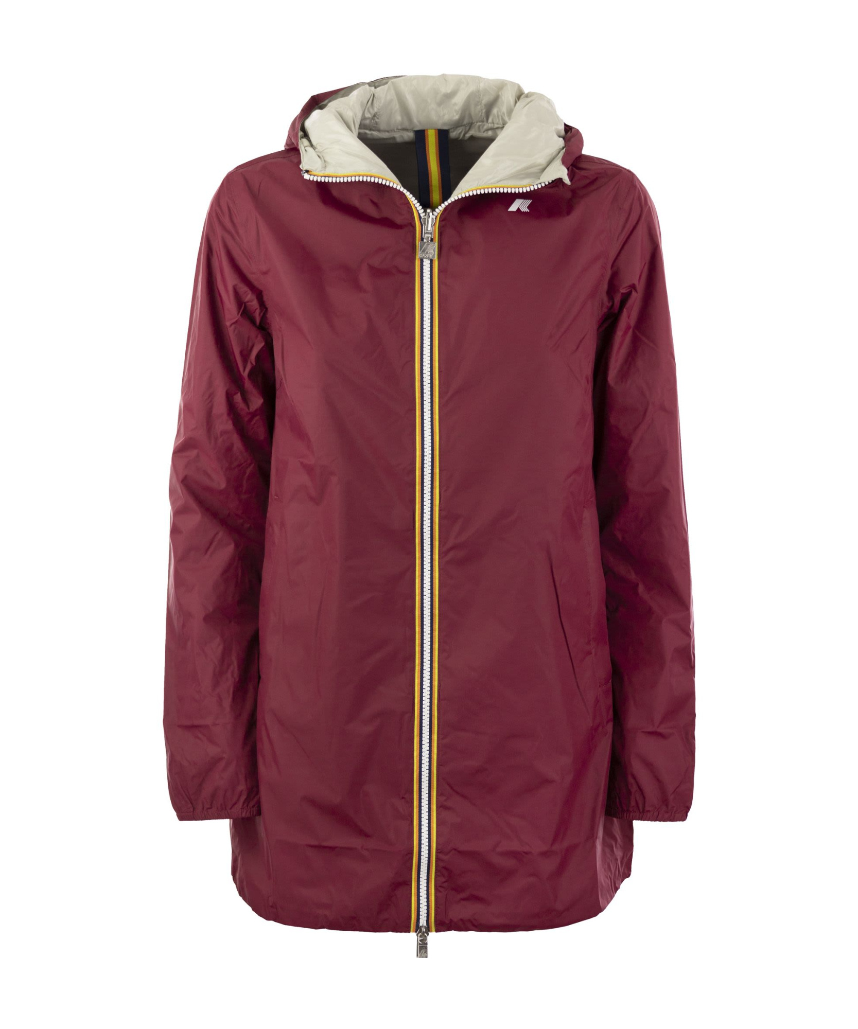 K-way Sophie Plus - Reversible Hooded Jacket In Red