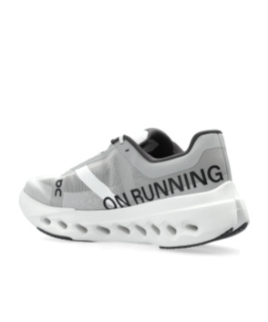On Running Cloudsurfer Next Wide Running Shoes In Glacier/white In White