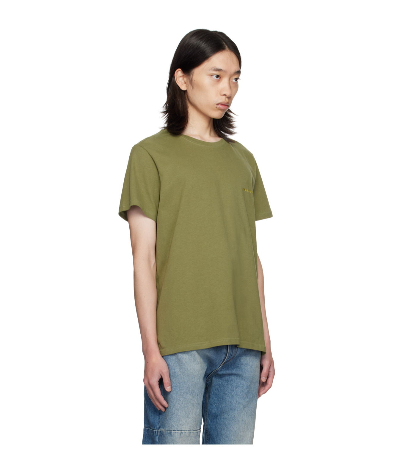 Isabel Marant Zafferh Short-sleeved T-shirt In Green