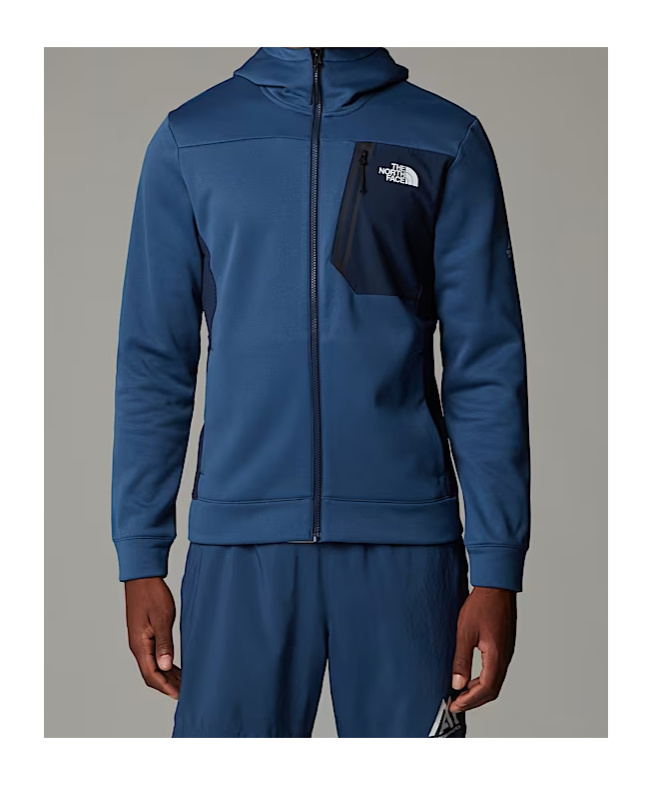 The North Face Mountain Athletics Full Zip Fleece In Blue