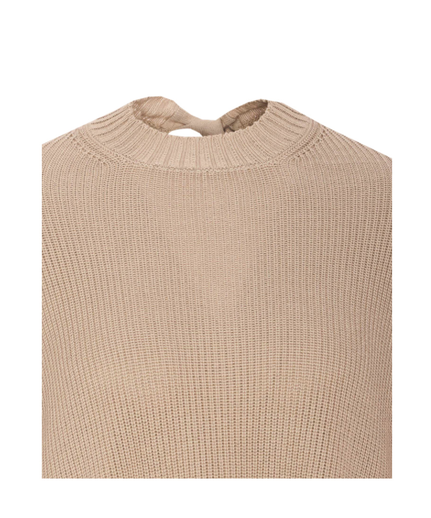 Shop Aniye By Round Neck Sweater In Nude