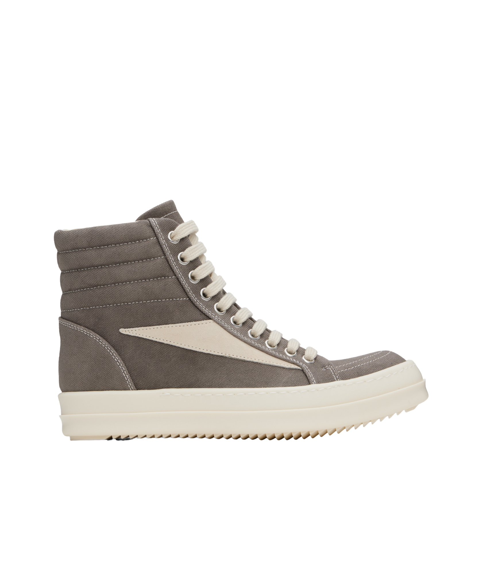 Rick Owens Drkshdw Vintage Lace-up High-top Sneakers In White