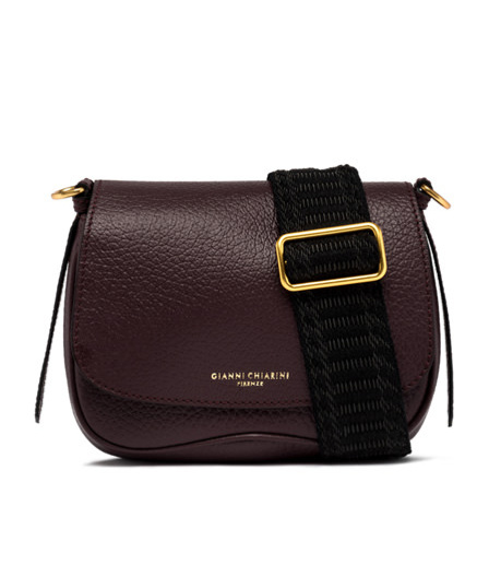 Shop Gianni Chiarini Chiara Flip Shoulder Bag In Black
