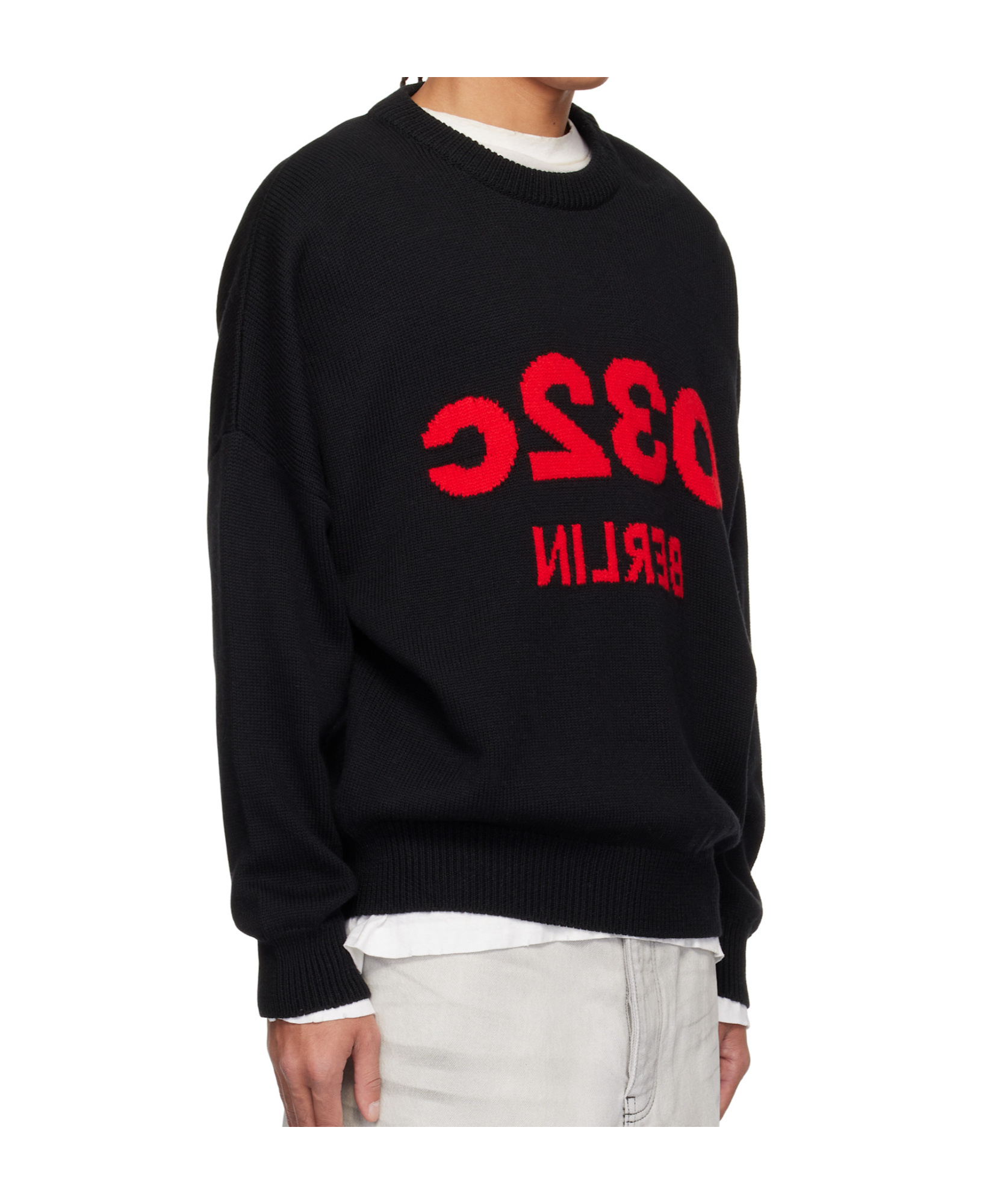 032c Selfie Sweater In Black