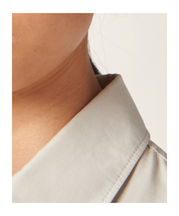 Miu Miu Logo-patch Belted Shirt Dress In Gray