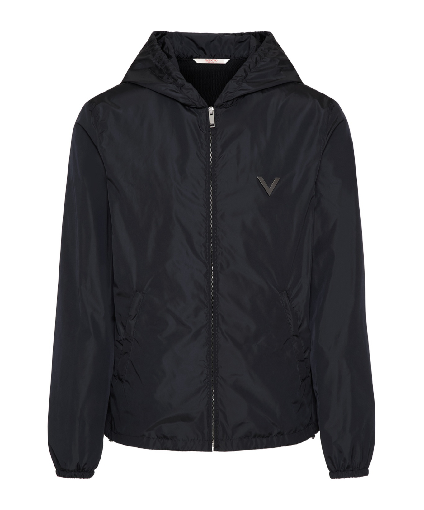 Valentino Long-sleeved Casual Jacket In Black