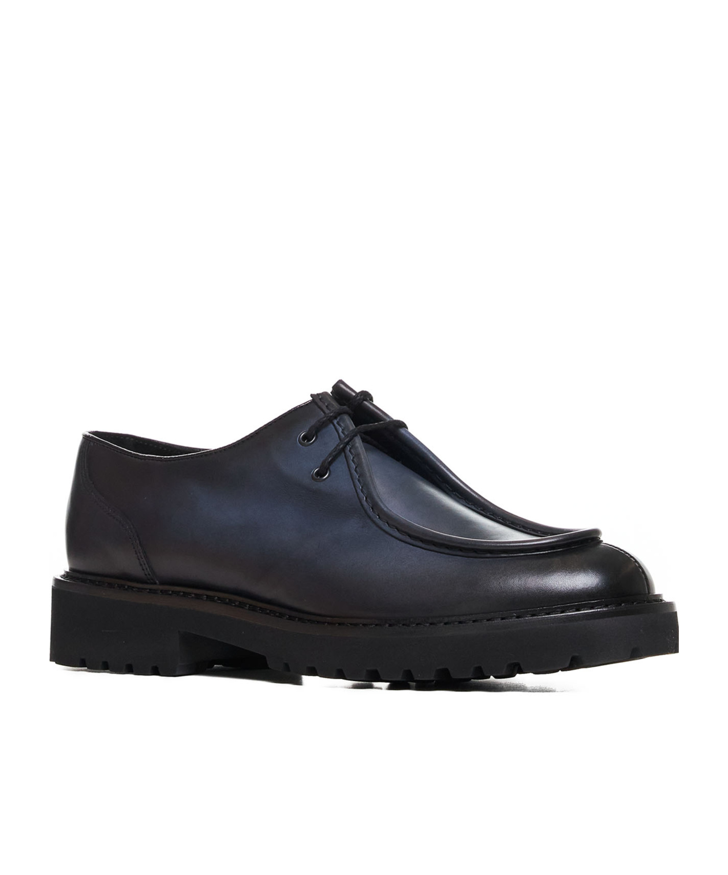 Doucal's Lacing Casual Shoes In Black