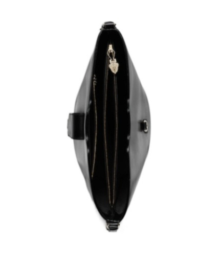 Gucci Black Logo Medium Shoulder Bag In Black