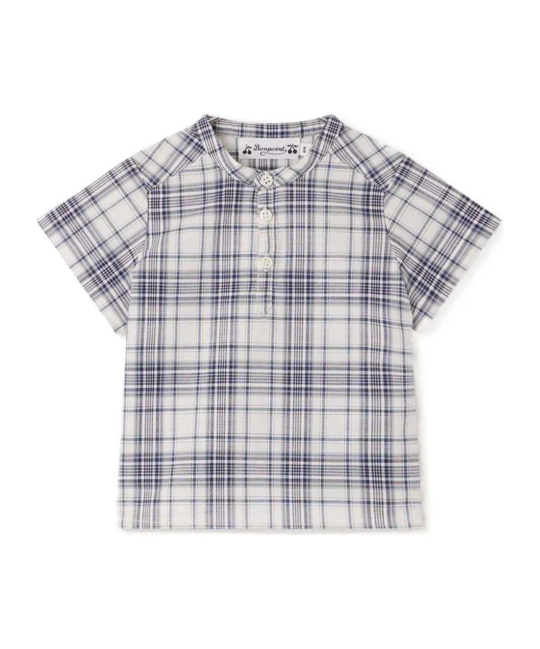 Bonpoint A Short Sleeved Shirt In Gray
