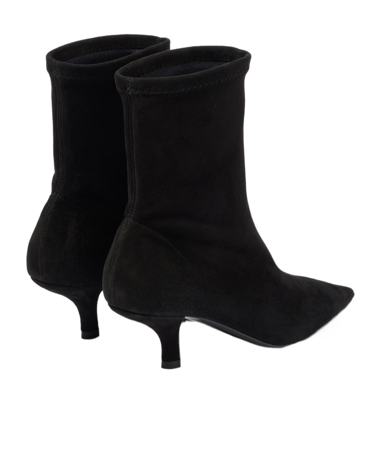 Totême Pointed-toe Ankle Boots In Black