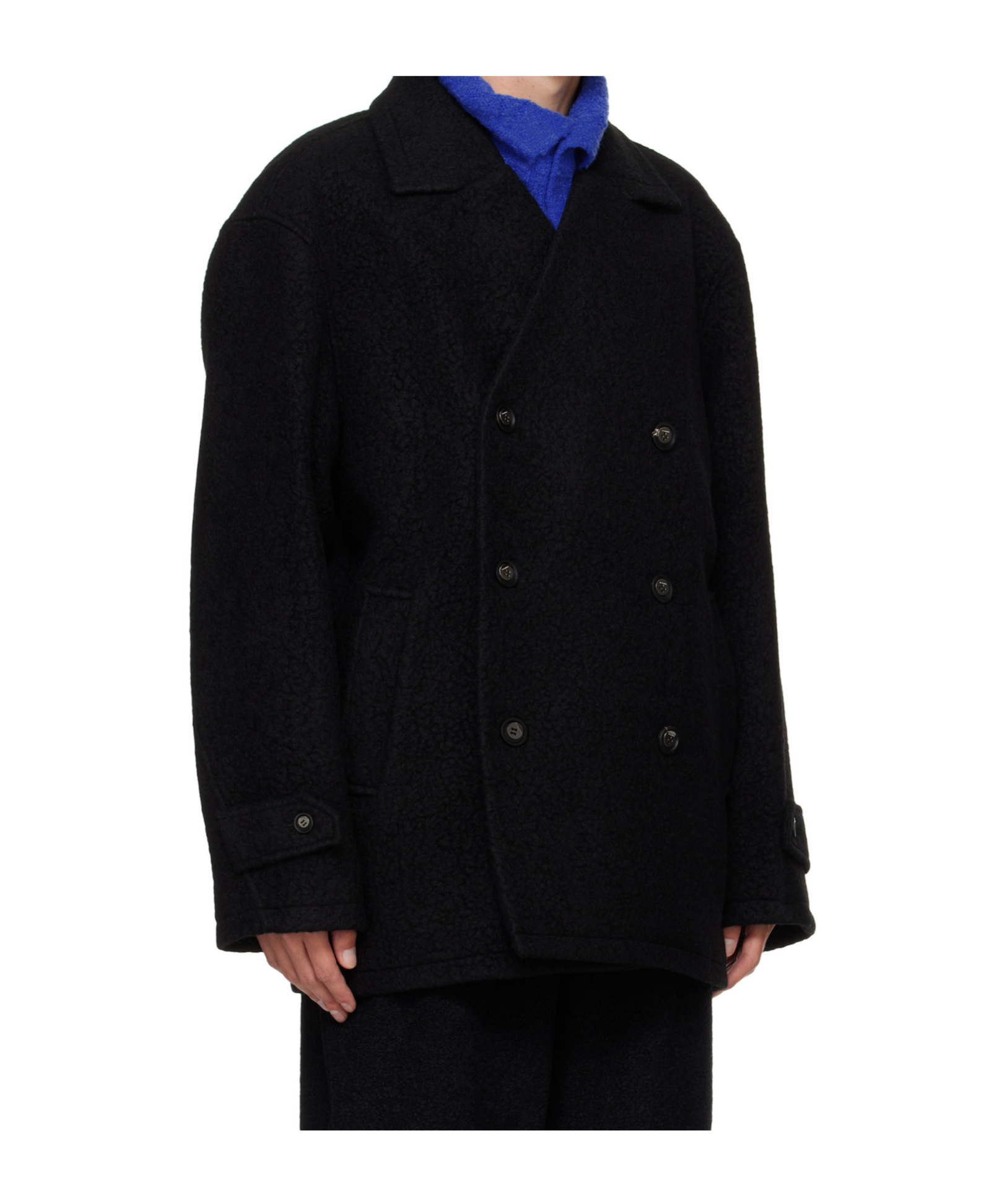 Ader Error Long-sleeved Short Coat In Black