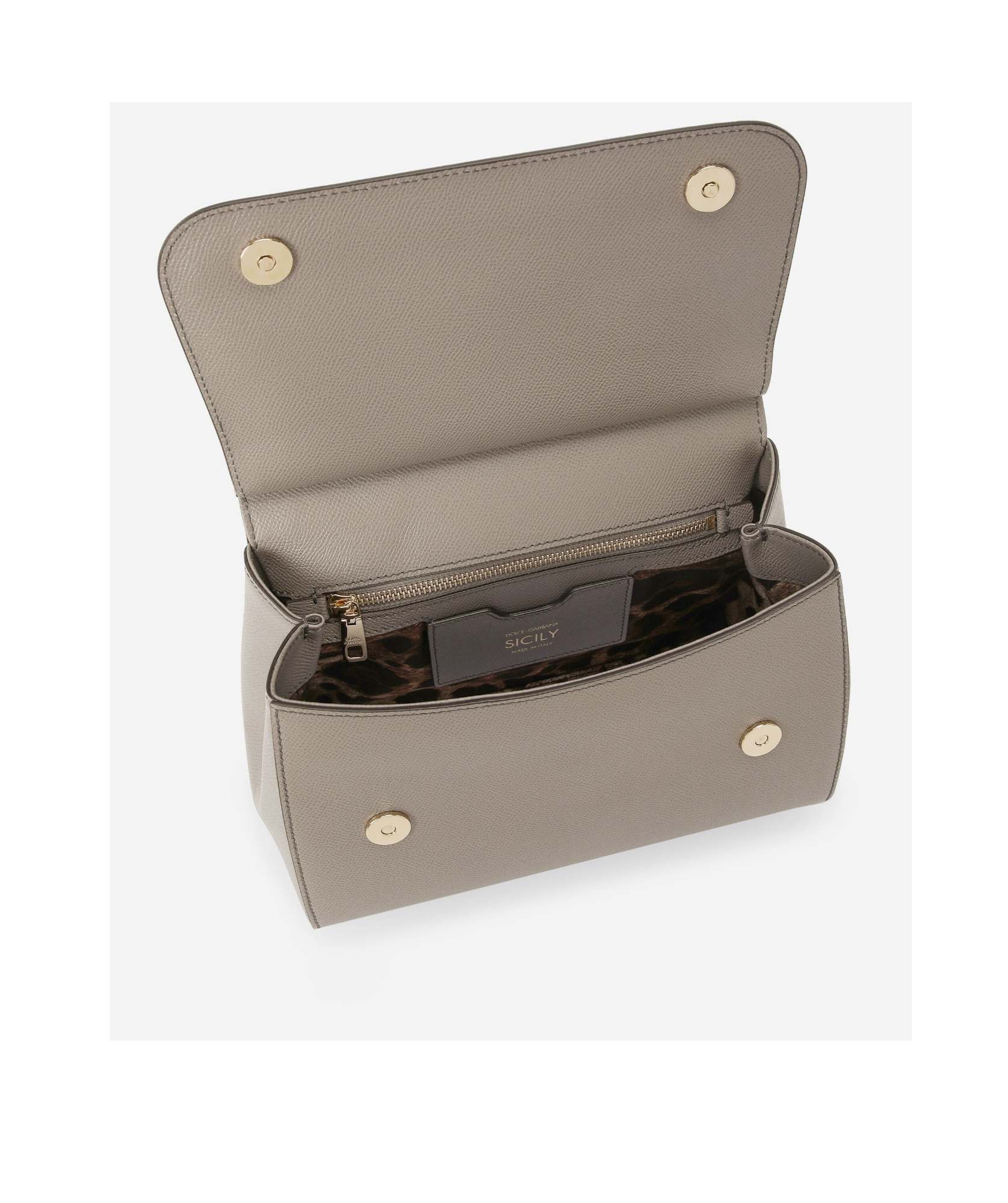 Dolce & Gabbana Flip Shoulder Bag In Nude