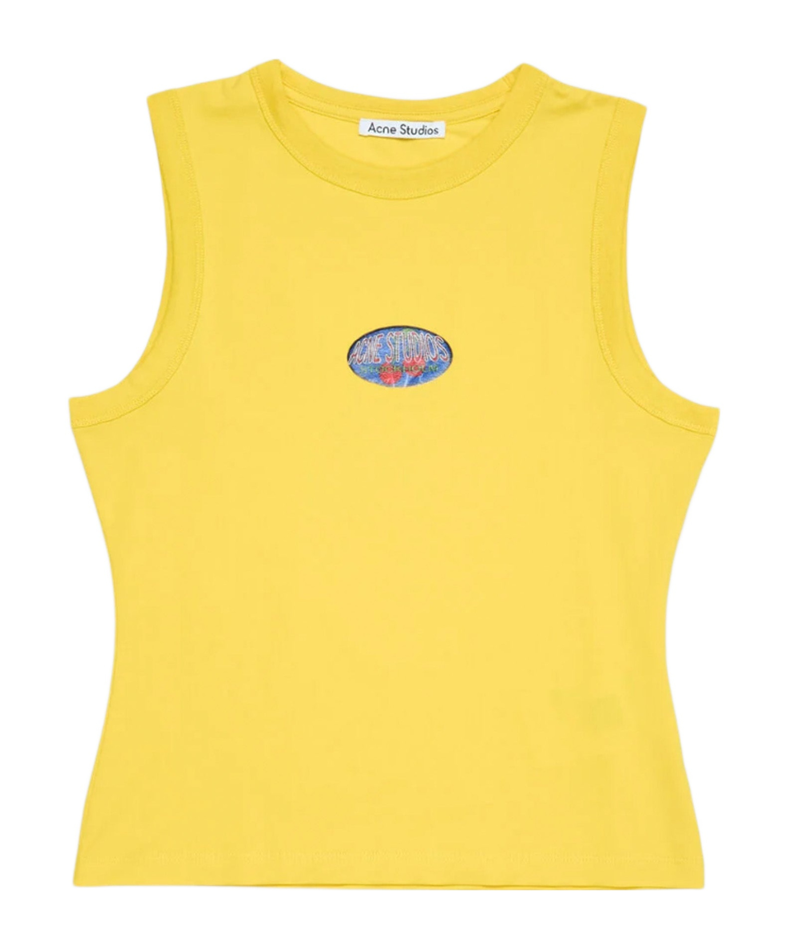 Acne Studios Etch Market Stretch Cotton Tank